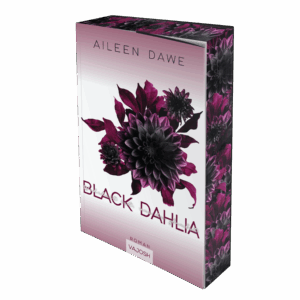 Ein Mockup des Romance Thrill Romans Black Dahlia von Aileen Dawe
